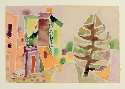 Eduard Bargheer, 1901 - 1979 Hamburg, Ausbildung an der Kunstgewerbeschule Hamburg -Lerchenfeld, Mitglied der Hamburgischen Sezession, hier: ...