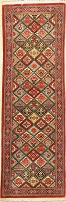 Ghom Kork, Persien, ca. 40 Jahre, Korkwolle, ca. 210 x 70 cm, gereinigt, EHZ: 2