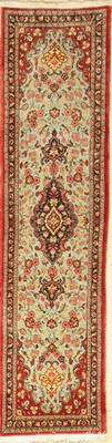 Ghom Kork, Persien, ca. 40 Jahre, Korkwolle, ca. 195 x 50 cm, gereinigt, EHZ: 2