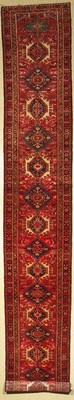 Garadjeh alt, Persien, um 1950, Wolle auf Baumwolle, ca. 556 x 85 cm, EHZ: 2