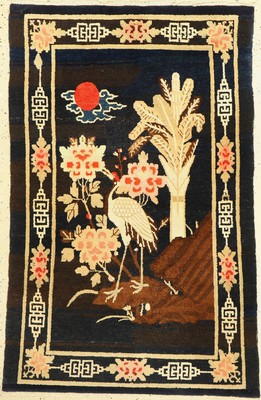 Pao Tow antik, China, um 1900, Wolle auf Baumwolle, ca. 150 x 100 cm, EHZ: 3