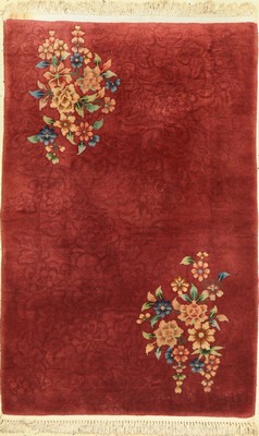 Peking antik, China, um 1920, Wolle auf Baumwolle, ca. 140 x 90 cm, EHZ: 2