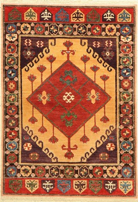 Konya(Reproduktion), Türkei, ca. 20 Jahre, Wolle auf Wolle, ca. 150 x 107 cm, Pflanzenfarben, EHZ: 2