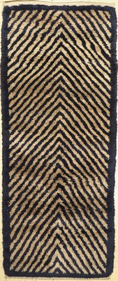 Schlafteppich alt(Tülü), Türkei, um 1940, Wolle auf Wolle, ca. 222 x 97 cm, gereinigt, EHZ: 2