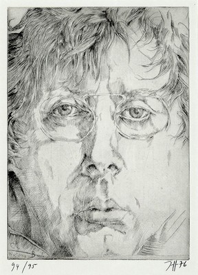 Horst Janssen, 1929 - 1995 Hamburg, Studium an der Landeskunstschule Hamburg als Meisterschüler bei Alfred Mahlau, hier: Kaltnadelradierung, ...