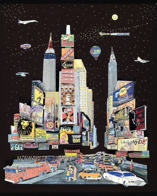 Steve McGee, geb. 1948, "Nights On Broadway", num. 57/650, handsigniert, PP:60 x 48 cm, Rahmen: 88 x 73 cm