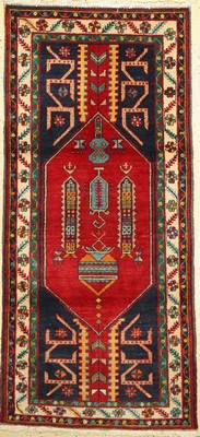 Hamadan alt, Persien, um 1950, Wolle auf Baumwolle, ca. 213 x 98 cm, EHZ: 2