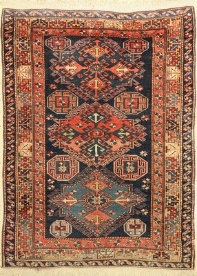 Antiker Kazak, Kaukasus, um 1900, Wolle aufWolle, ca. 165 x 113 cm, EHZ: 4