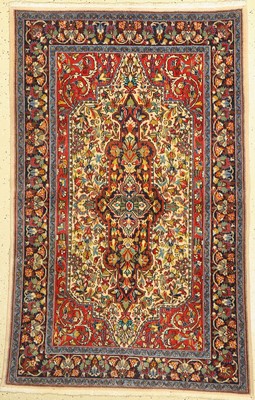 Sarogh fein, Persien, um 1960, Wolle mit Seide, ca. 164 x 106 cm, EHZ: 2