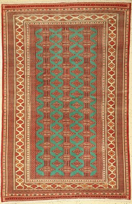 Torkmen fein, Persien, um 1960, Wolle auf Seide, ca. 190 x 125 cm, EHZ: 3