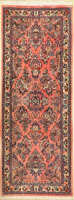Sarogh, Persien, ca. 50 Jahre, Wolle auf Baumwolle, ca. 205 x 79 cm, EHZ: 2-3