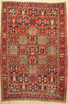 Bachtiar, Persien, ca. 60 Jahre, Wolle auf Baumwolle, ca. 300 x 203 cm, EHZ: 2-3