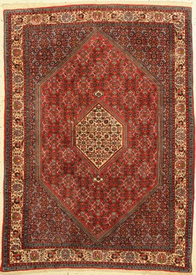 Bidjar Kork fein, Persien, um 1950, Korkwolle, ca. 165 x 120 cm, ca. 500.000 Kn/qm, EHZ: 2