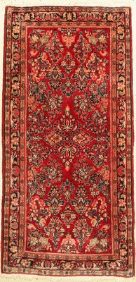 Us Re-Import Sarogh, Persien, um 1930, Korkwolle, ca. 146 x 72 cm, EHZ: 2-3