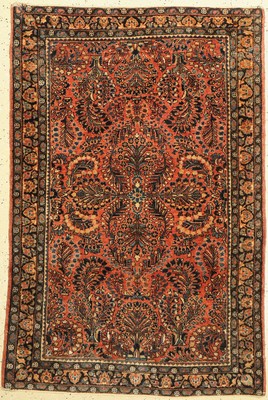 Us Re-Import Sarogh, Persien, um 1910, Korkwolle, ca. 150 x 100 cm, EHZ: 2(minimal verkürzt)
