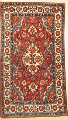 Esfahan Mobarakeh, Persien, um 1960, Wolle auf Baumwolle, ca. 265 x 155 cm, EHZ: 2