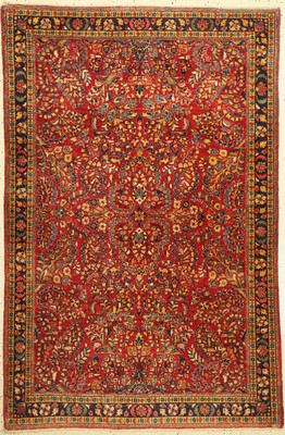 Us Re-Import Sarogh, Persien, um 1930, Korkwolle, ca. 190 x 125 cm, EHZ: 2