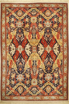 Azeri fein, Azerbaijan, um 1960, Wolle auf Wolle, ca. 320 x 225 cm, EHZ: 2-3