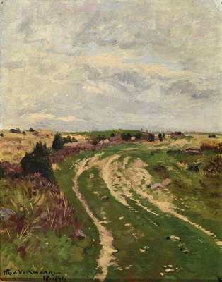 Hans Richard von Volkmann, 1860-1927 Halle, Studium an der Akademie Düsseldorf und an der Akademie Karlsruhe als Meisterschüler Gustav ...