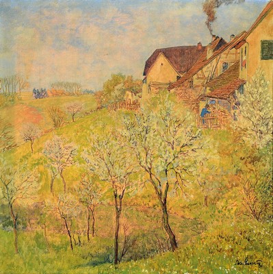 Adolf Luntz, 1875 Wien-1934 Karlsruhe, Studium an der Akademie Wien und an der Akademie Karlsruhe als Meisterschüler Gustav Schönlebers, hier: Am ...