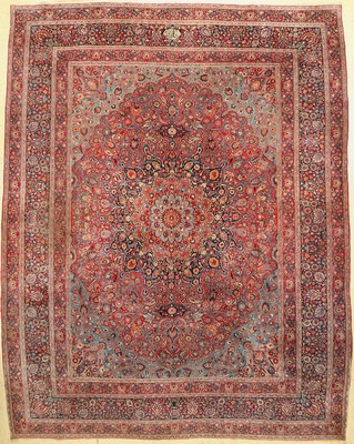 Feiner Birdjand, signiert, (Hadawi), Persien, um 1920/1930, Wolle auf Baumwolle, ca. 410 x 330 cm, EHZ: 3