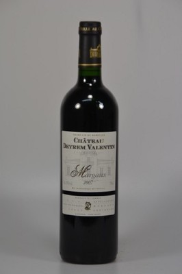 4 Flaschen Chateau Deyrem Valentin, 2007, Margaux, Grand vin de Bordeaux, 750ml, 13% vol., orig. verkorkt und unverkostet, high fill