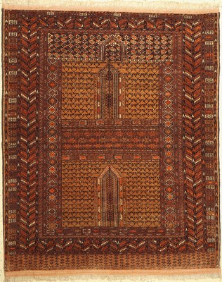 Ersari Hatschlou, Afghanistan, um 1960, Wolle auf Wolle, ca. 190 x 155 cm, EHZ: 2
