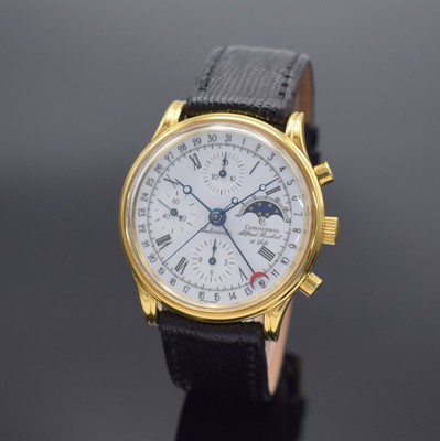 CHRONOSWISS / ALFRED Rochat & Fils Armbandchronograph Referenz 77990, Automatik, Schweiz um 1995, verg. Metallgeh., Edelstahlboden verschr., ...
