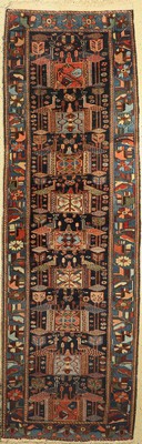 Shahsawan, Persien, um 1930, Wolle auf Baumwolle, ca. 360 x 115 cm, EHZ: 3
