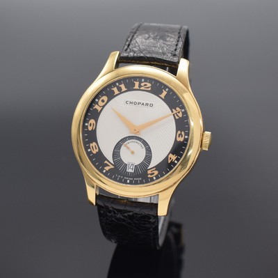 CHOPARD Chronometre Herrenarmbanduhr in GG 750/000, Schweiz um 2010, Automatik, beids. Saphirvergl. Geh., Boden 8-fach verschr., Krone neutral ers., ...