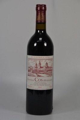 1 Flasche, 1982 Chateau Cos d'Estournel, Saint-Estephe, 750ml, High Fill, unverkostet, 97 Parker-Punkte, laut Parker "der größte Cos ...