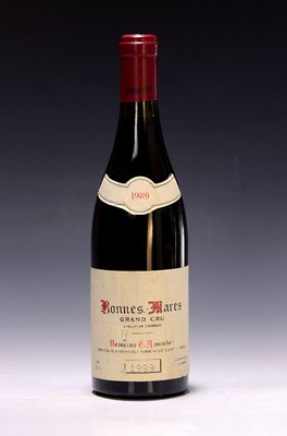 1 Flasche, 1989 Domaine Georges & Christophe Roumier, Bonnes-Mares Grand Cru, Chambolle -Musigny/Cote de Nuits, 750ml, 13,5% Vol., Füllniveau ca. ...