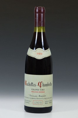1 Flasche, 1989 Domaine Georges & Christophe Roumier, Ruchottes-Chambertin Grand Cru, Chambolle-Musigny/Cote de Nuits, 750ml, Füllniveau ca. 1,1 cm, ...
