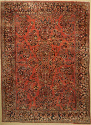 Us Re-Import Sarogh antik, Persien, um 1910, Wolle auf Baumwolle, ca. 373 x 273 cm, EHZ: 3