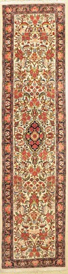 Rosenbidjar Kork fein, Persien, ca. 50 Jahre, Korkwolle, ca. 310 x 80 cm, EHZ: 2