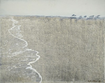 Dieter Stöver, 1922 Odenburg - 1984 Schlegldorf b. Lengries, "Trappola", Acryl/Lwd, signiert, rückseitig bezeichnet auf Keilrahmen und ...