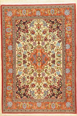 Ghom Kork, Persien, ca. 40 Jahre, Korkwolle, ca. 156 x 108 cm, EHZ: 2