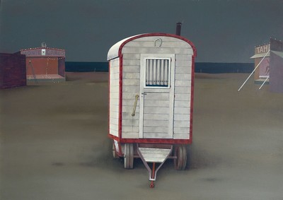 Günther Blau, 1922 Elberfeld - 2007 Marburg, Öl/Malplatte, betitelt, dat. 77, , der Künstler studierte in München und Karlsruhe und lebte u. ...