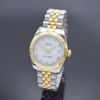 ROLEX Damenarmbanduhr Datejust 31 Referenz 178273, Automatik, LC 100, Z-Serie, Chronometer der Superlative in Edelstahl/Gold kombiniert inkl. ...