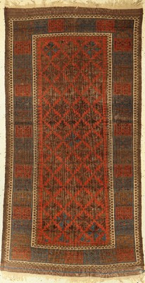 Antiker Belutsch, Persien, 19.Jhd, Wolle auf Wolle, ca. 160 x 83 cm, EHZ: 4