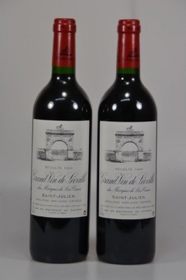 2 Flaschen 1999 Chateau Leoville-Las Cases, Grand Vin de Leoville du Marquis Du Las Cases , Saint-Julien, je 750ml, 13% Vol., High Fill, unverkostet, ...