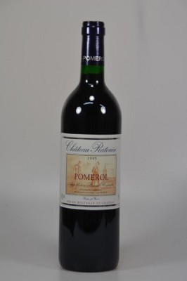 6 Flaschen 1995 Chateau Ratouin, Pomerol, je750ml, 12,5% Vol., High Fill, unverkostet