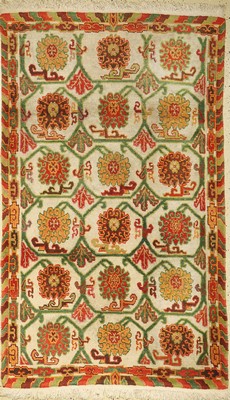 Nepal, ca. 50 Jahre, Wolle auf Baumwolle, ca. 200 x 120 cm, EHZ: 2