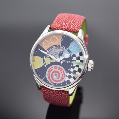 ALEXANDER SHOROKHOFF Miss Avantgarde auf 500 Stück limitierte Armbanduhr, Deutschland um 2015, Automatik, Edelstahlgeh., Boden 6-fach verschr., ...