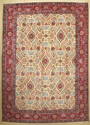 Sarogh Kork fein, Persien, ca. 50 Jahre, Korkwolle, ca. 408 x 298 cm,(Sehr guter Zustand)