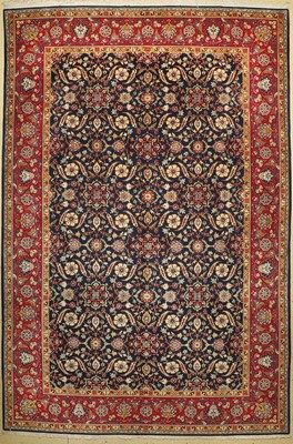 Keschan Kork fein, Persien, ca. 50 Jahre, Korkwolle, ca. 417 x 275 cm, (Sehr guter Zustand).