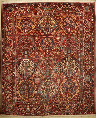 Bachtiar alt, Persien, um 1950, Wolle auf Baumwolle, ca. 400 x 335 cm, EHZ: 2