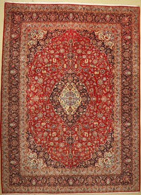 Keschan Kork fein, Persien, um 1960, Korkwolle, ca. 406 x 300 cm, (Sehr guter Zustand). Rugs & Carpets