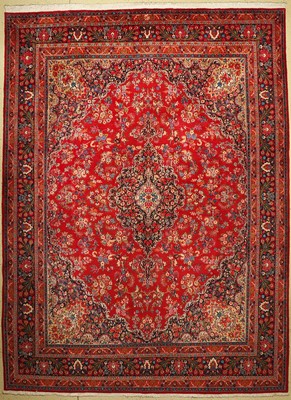 Birdjand Kork fein, Persien, ca. 50 Jahre, Korkwolle, ca. 380 x 302 cm, (Sehr guter Zustand)