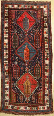 Schikli Kazak, Kaukasus, um 1910/1920, Wolle auf Wolle, ca. 270 x 130 cm, EHZ:(Guter Zustand)